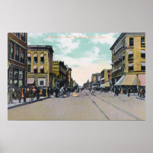 Western View von Main StreetBoise, ID Poster
