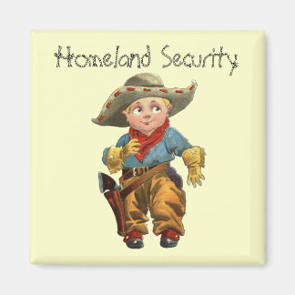 Western Vintag 1912 Fun Lil' Cowboy Kühlschrankmag Magnet