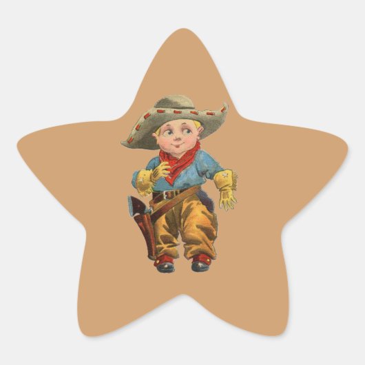 Western Vintag 1912 Lil' Cowboy Fun Stickers (Vorderseite)