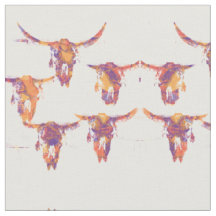 Western Vintag Bullen Skulls Lila Goldland