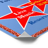 Western Vintag Cowgirl Button mit Pan Poster (Ecke)