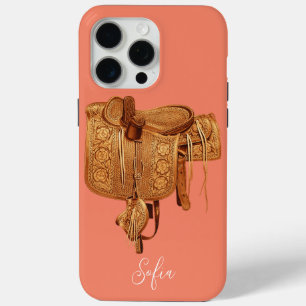 Western, Vintag, Sattel, Land, Mit Monogramm, kund Case-Mate iPhone Hülle