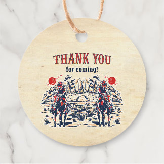 Western Vintag Wüste Erste Rodeo 1. Geburtstag Geschenkanhänger