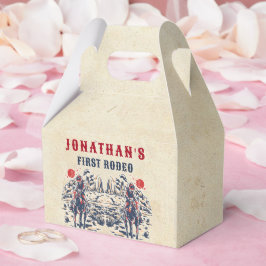 Western Vintag Wüste Erste Rodeo 1. Geburtstag Geschenkschachtel