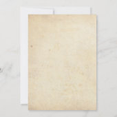 Western Vintag Wüste Rodeo 2. Geburtstag Einladung (Rückseite)