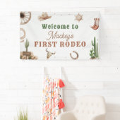 Western Vintage Cowboy Rodeo Banner (Insitu)