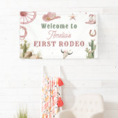 Western Vintage Cowgirl Rodeo Banner (Insitu)