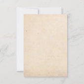 Western Vintage Rodeo Cowboy Dankeskarte (Rückseite)