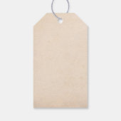 Western Vintage Rodeo Cowboy Gift Tag Geschenkanhänger (Rückseite)