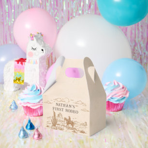 Western Vintage Rodeo Geburtstag Geschenkschachtel