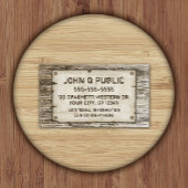 Western Vintage Visitenkarten Visitenkarte