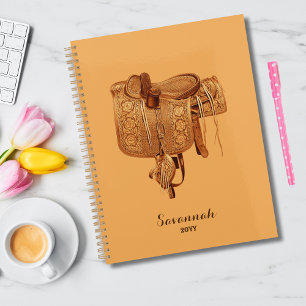 Western Vintager Sattel, Cowgirl, Einfach personal Planer