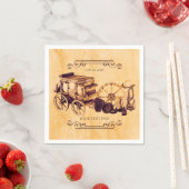 Western Vintages Land Elegante Hochzeit Serviette (Beispiel)