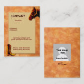 Western-Visitenkarte Visitenkarte (Vorne/Hinten)