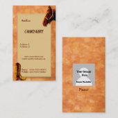 Western-Visitenkarte Visitenkarte (Vorne/Hinten)