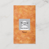 Western-Visitenkarte Visitenkarte (Rückseite)