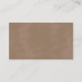 Western-Visitenkarten Visitenkarte (Rückseite)