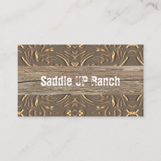 Western-Visitenkarten Visitenkarte (Vorderseite)