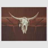 Western von Bull Skull Brawn Seidenpapier (Vorderseite)