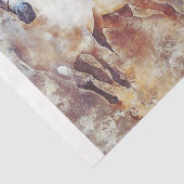 Western von Wilden Pferden 18x15 Dekoupage Tissue Seidenpapier (Detail)