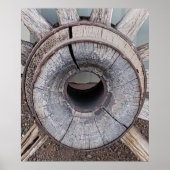 Western Wagon Wheel Foto Poster (Vorne)