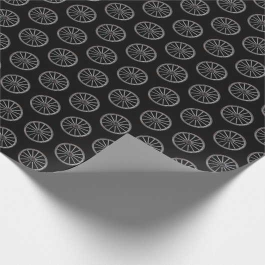 Western Wagon Wheel Geschenkpapier (Ecke)