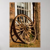 Western Wagon Wheel Poster (Vorne)