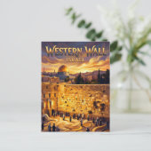 Western Wall Israel Postkarte (Stehend Vorderseite)
