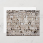 Western Wall Jerusalem Foto Mitteilungskarte (Vorne/Hinten)