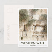 Western Wall Jerusalem Foto Postkarte (Vorne/Hinten)