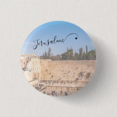 Western Wall Jerusalem Israel Button (Vorderseite)