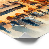 Western Wall Jerusalem Poster (Ecke)
