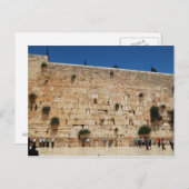 Western Wall, Jerusalem Postkarte (Vorne/Hinten)