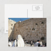 Western Wall, Jerusalem Postkarte (Vorne/Hinten)