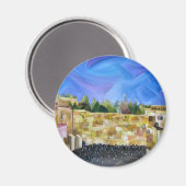 Western Wall Magnet (Vorderseite/Rückseite)