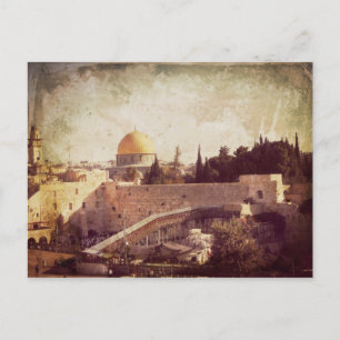 Western Wall Postkarte
