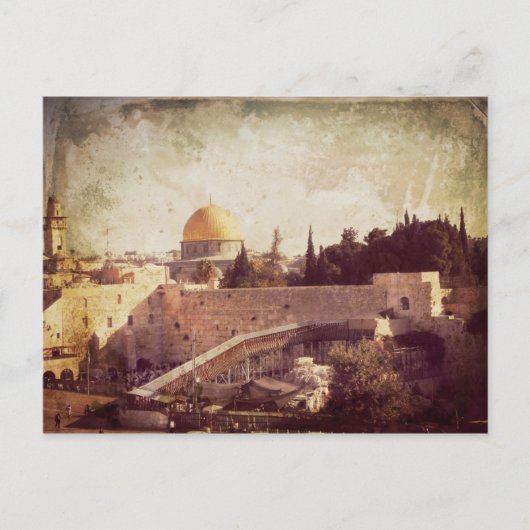 Western Wall Postkarte (Vorderseite)