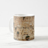 Western-Wand des Tempels, Tasse Jerusalems, Israel (Vorderseite Links)