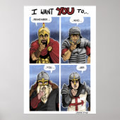 Western Warrior Grid Poster (Vorne)