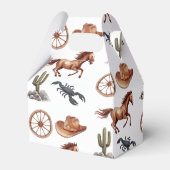 Western Wasserfarbe Kunst Geschenkschachtel (Rückseite)