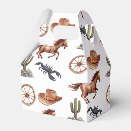 Western Wasserfarbe Kunst Geschenkschachtel