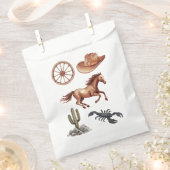 Western Wasserfarbe Kunst Geschenktütchen (Ausgeschnitten)