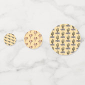 Western Wasserfarbe Kunst Konfetti (Rückseiten)