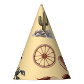 Western Wasserfarbe Kunst Partyhütchen (Vorderseite)