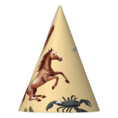 Western Wasserfarbe Kunst Partyhütchen (Links)