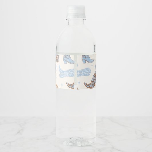 Western Wasserflaschen Etiketten (Rückseite)