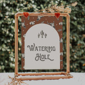 Western Watering Hole Sign
