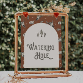 Western Watering Hole Sign
