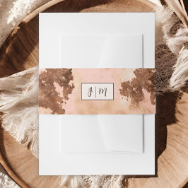 Western Wedding Blush Cowhide Bly Band