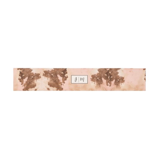 Western Wedding Blush Cowhide Bly Band (Flach)